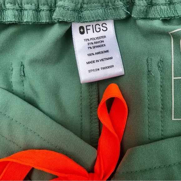 FIGS Limited Edition Jade Scrub Casma Top M/Yola Skinny Pant S - Picture 16 of 16